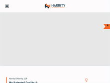 Tablet Screenshot of harrityllp.com